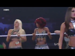 divas tag team match 7 vs 7(14 divas tag team match - wwe all stars - wwe raw)